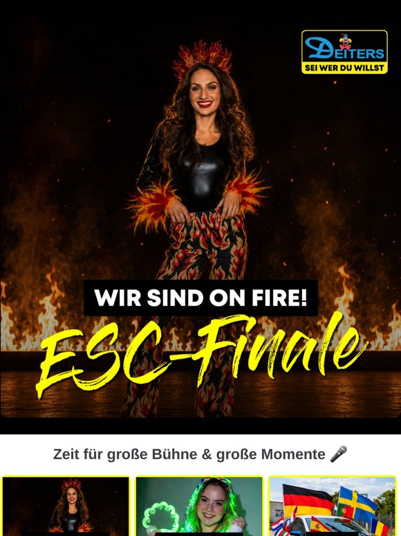 Make it burn – Eurovision-Vibes für deine Party
