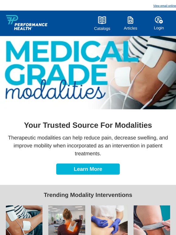All You Need for Modalities in Your Practice