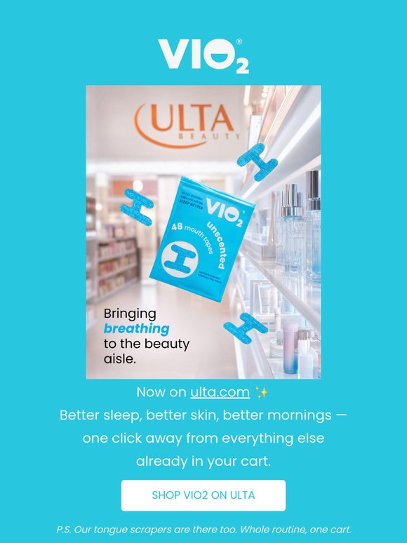 We're on ulta.com ✨