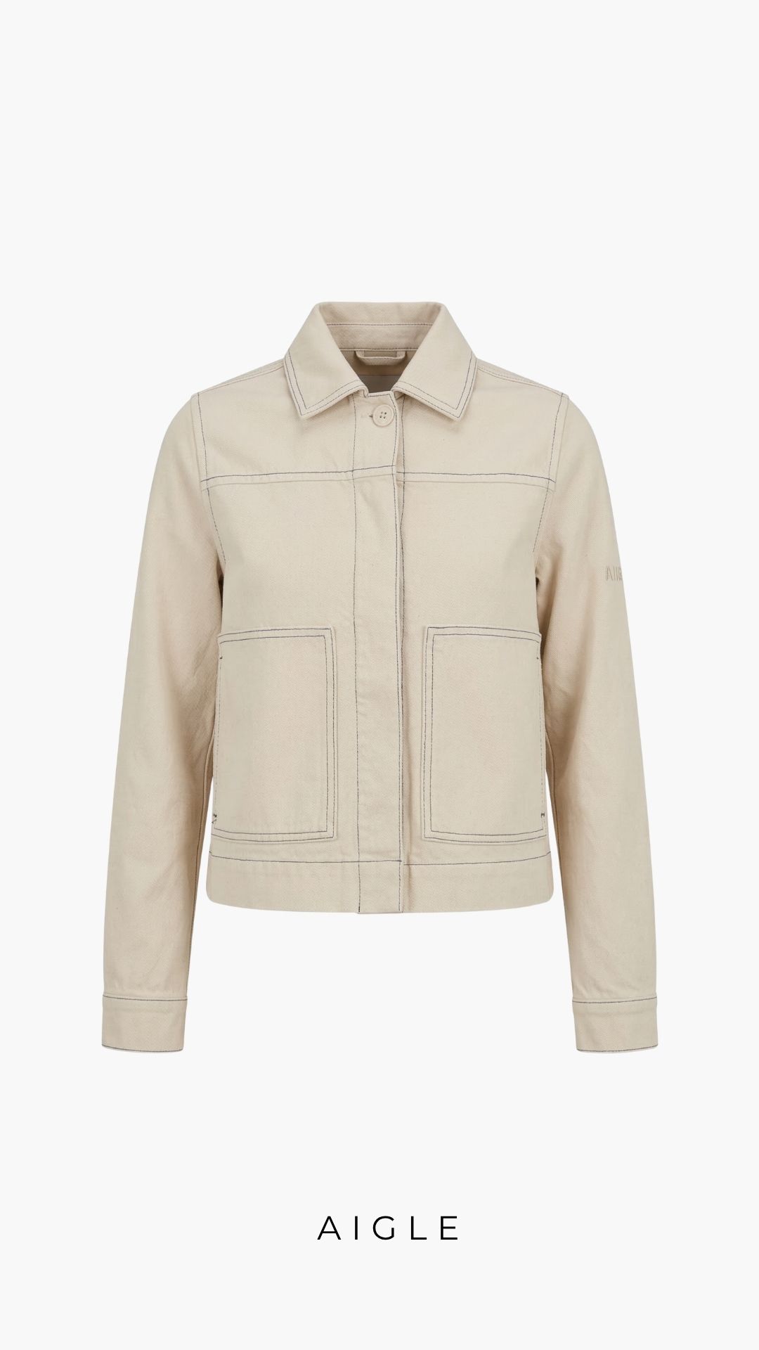 Veste de travail beige