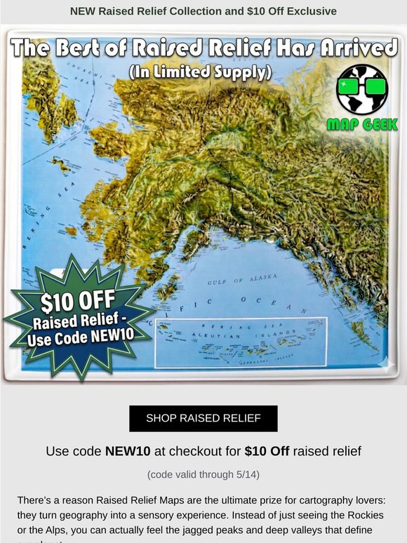 3D Maps: The Best of Raised Relief Has Arrived