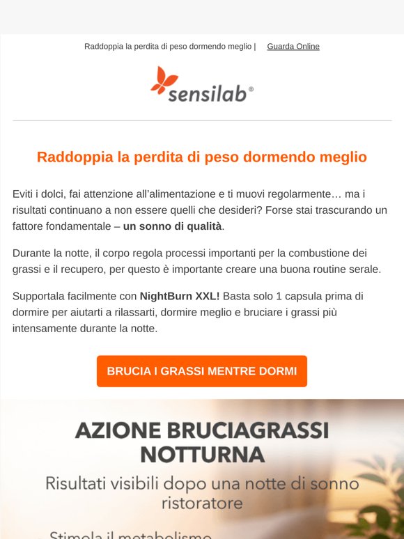 Sonno migliore + perdita di grasso 💤🔥
