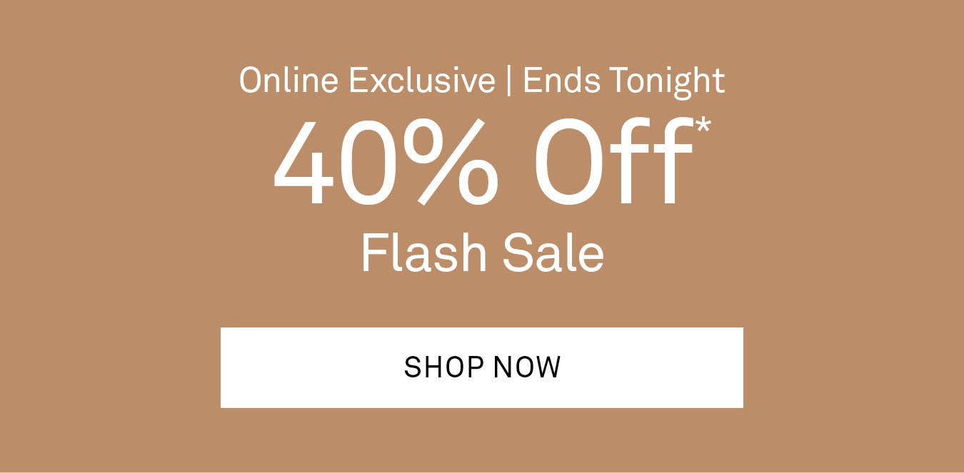 40% Off Flash Sale