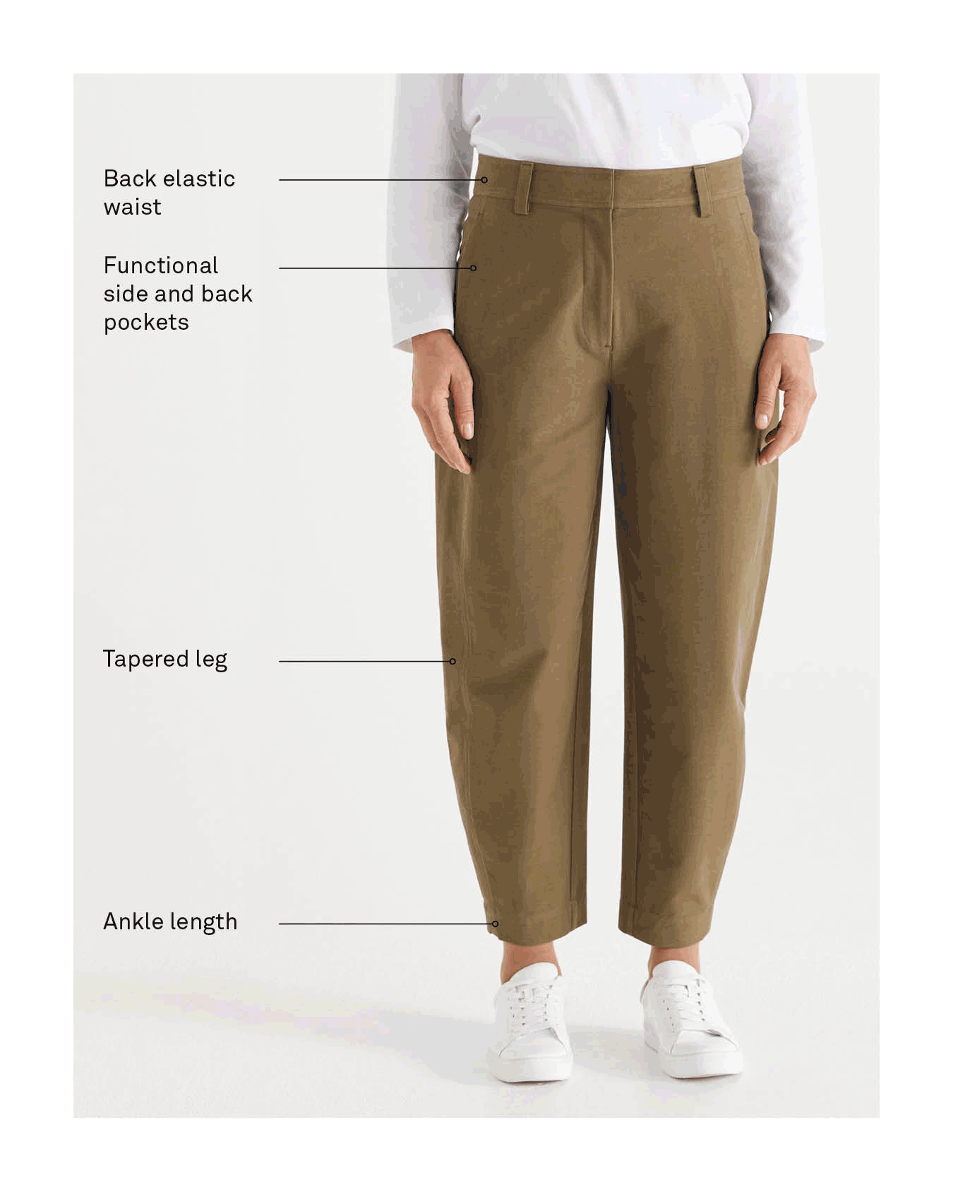 Tapered Barrel Pant