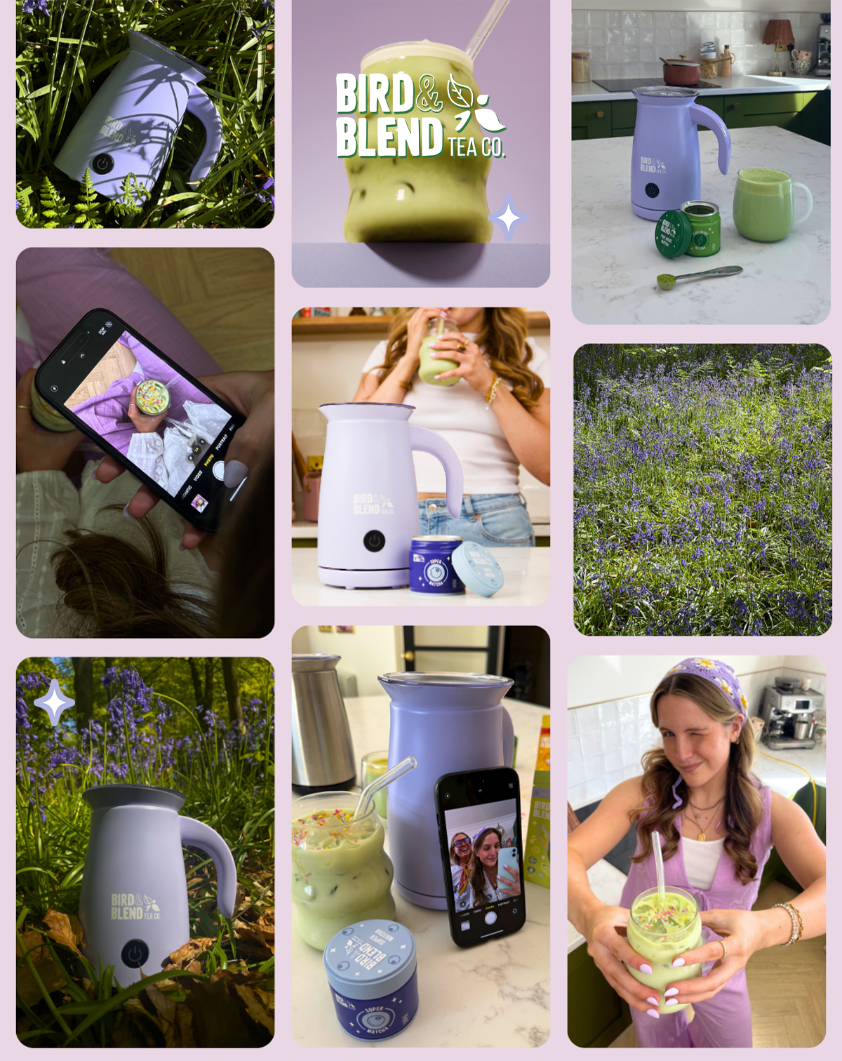Lilac Whisk Collage 