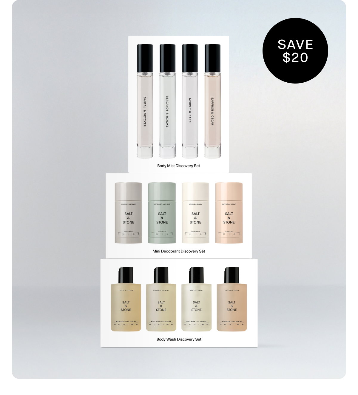 Mini sets, maximum savings