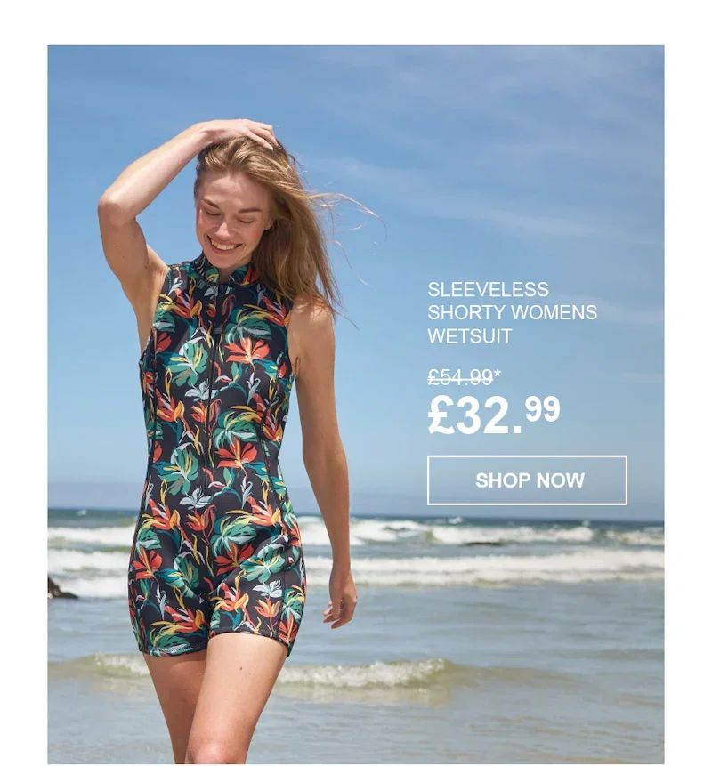 Sleeveless Shorty Womens Wetsuit