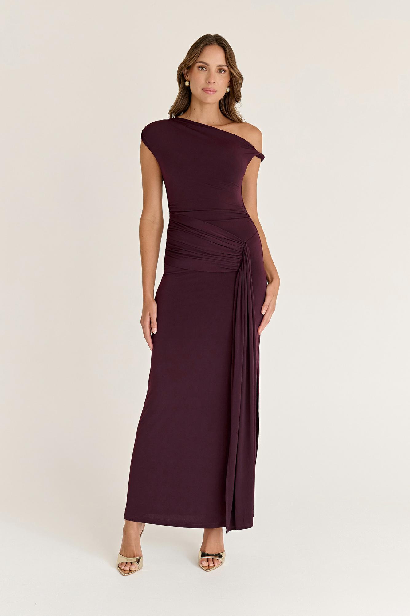 Image of Armiano Maxi Dress - WINE, 6