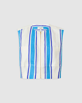 SHORE STRIPE SHELL TOP