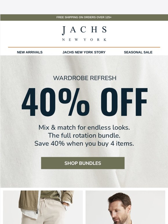 40% Off Your Wardrobe Refresh