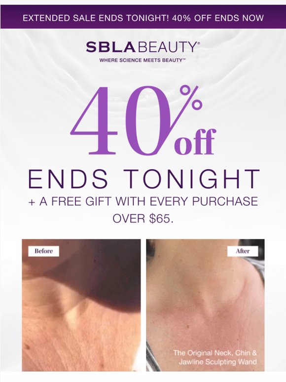 Last Chance, 40% Off + A Free Flower Child Ends Tonight!