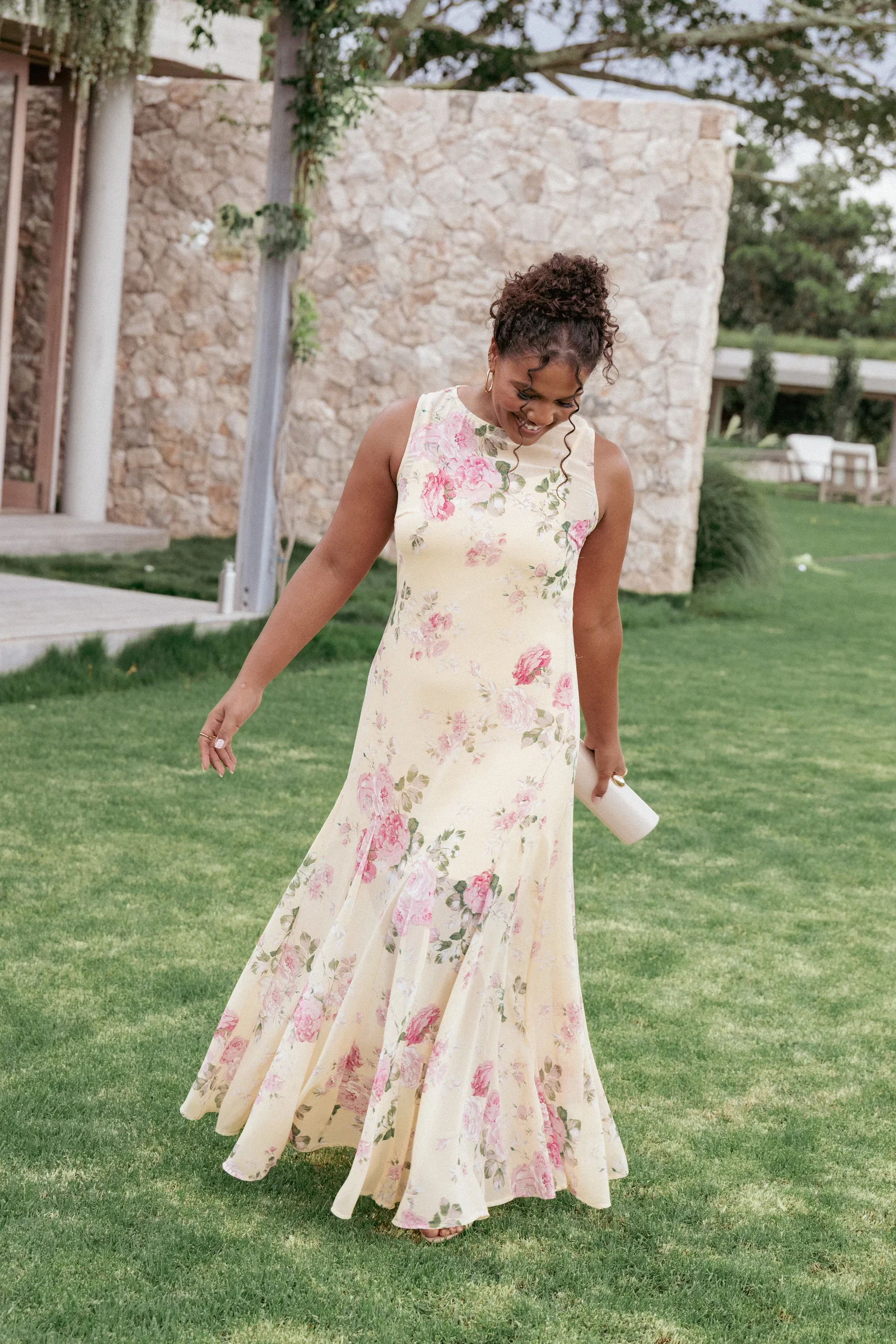 Image of Keani Maxi Dress - Yellow Floral