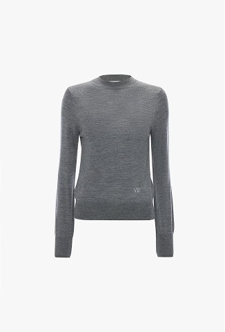 Austen Jumper In Grey Marl