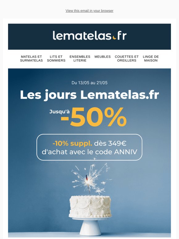 Oh les beaux jours lematelas.fr