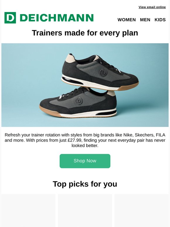 Nike, Skechers, FILA  and more