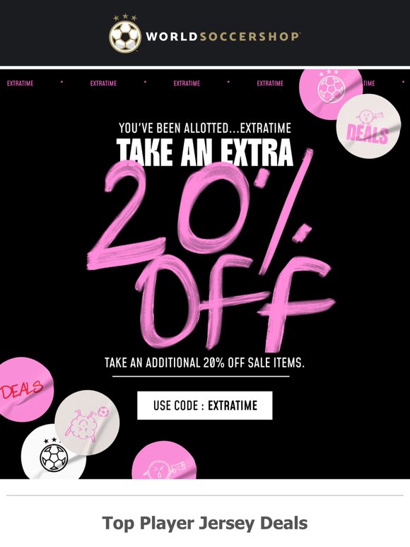 [Up to $90 OFF] Top Player Kits 👕💲