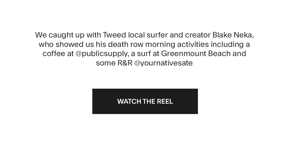 Watch the reel