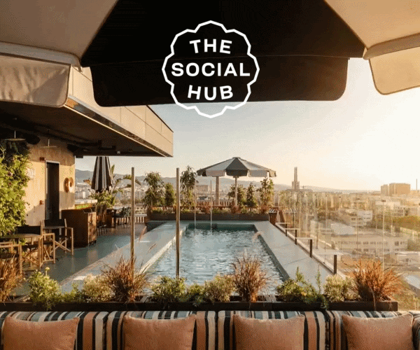 The Social Hub rooftop.