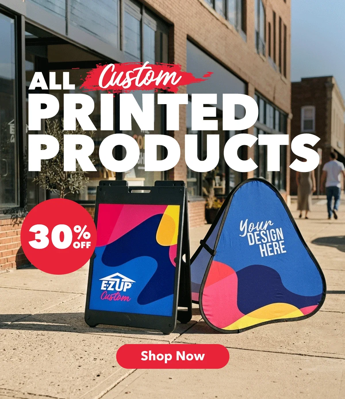 30% Off All Custom Printed Products