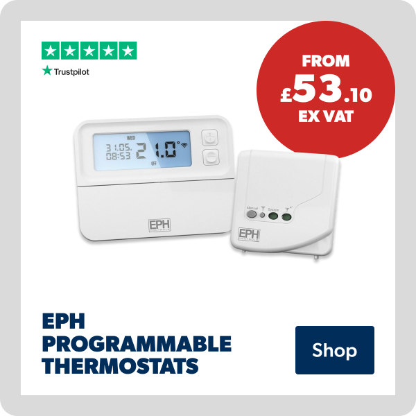 EPH programmable thermostats from £53.10 Ex. VAT