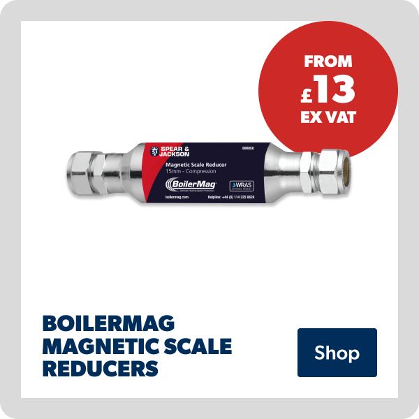 Boilermag magnetic scale reducers from £13 Ex. VAT