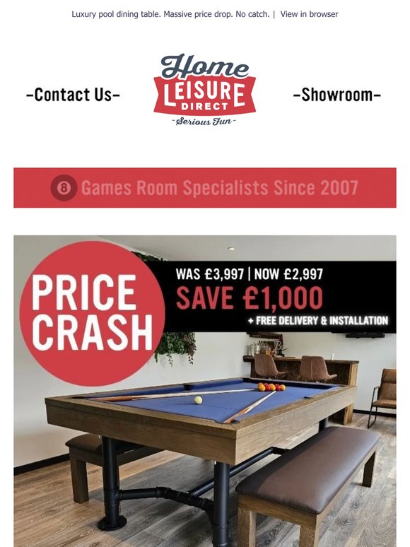 Our PRICE CRASH SALE just got dangerously tempting…