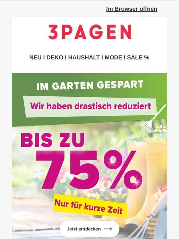 % NEU Garten SALE entdecken