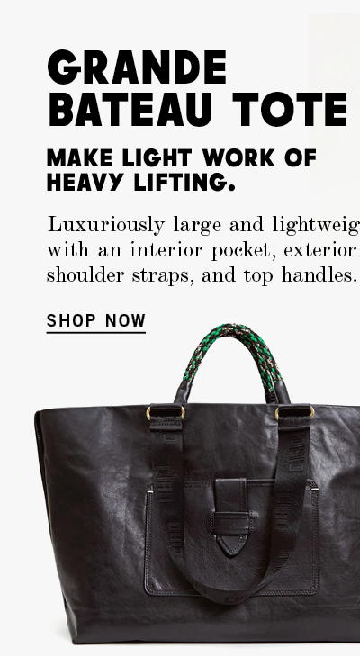 Grande Bateau Tote in Black
