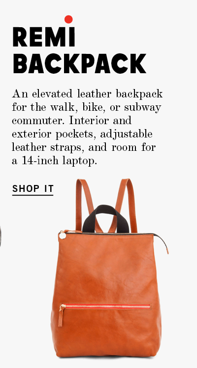 Remi Backpack in Miel Rustique