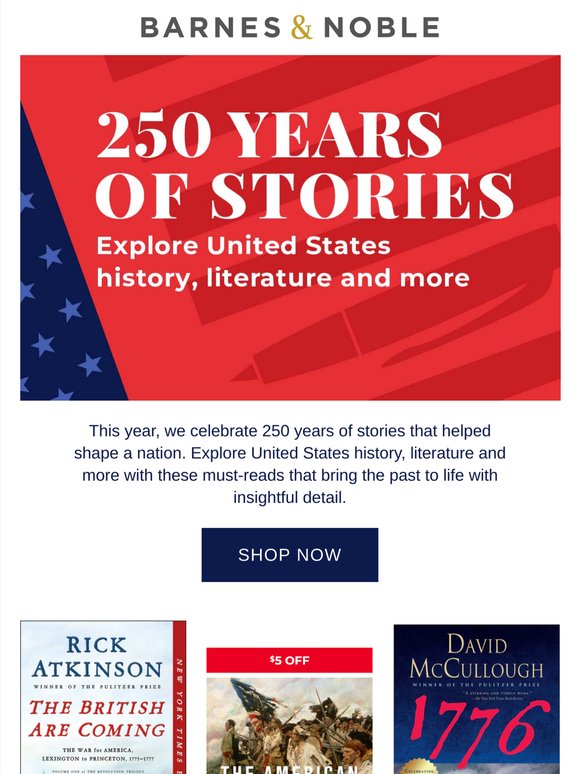 250 Years of Must-Read American History