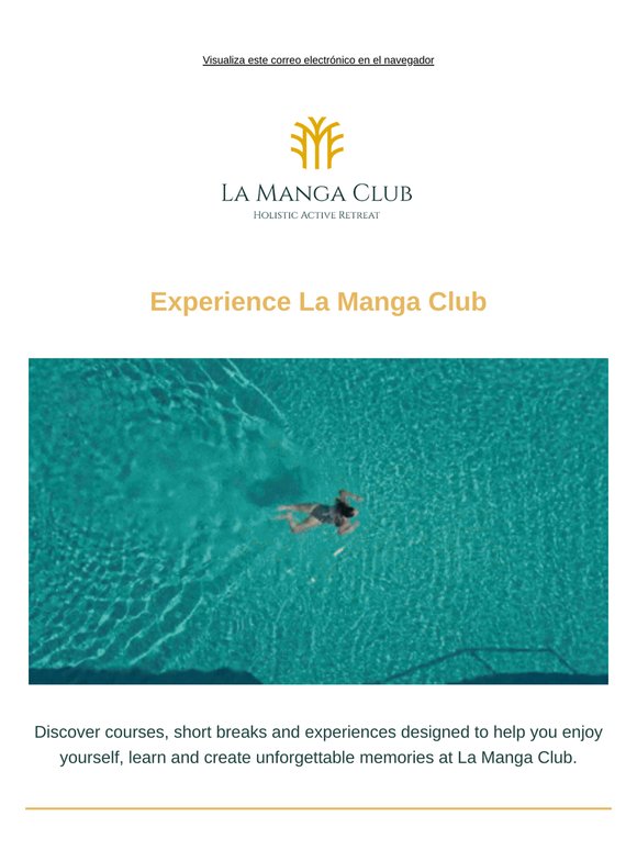 Experience La Manga Club☀️