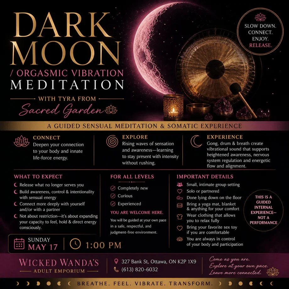 ✧ ORGASMIC VIBRATION MEDITATION ✧ May 17