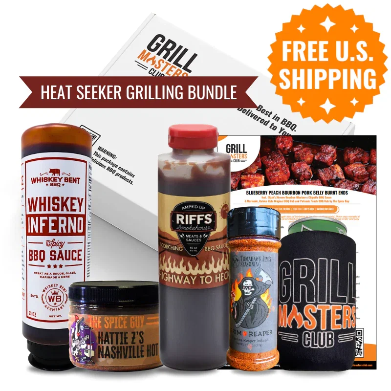 Image of Heat Seeker Grilling Bundle - Spicy BBQ Sauce & Hot Seasoning Kit