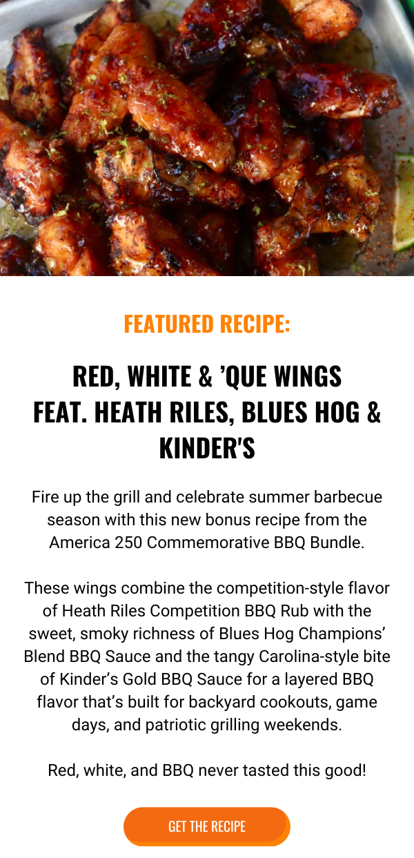 Red, White & Que Wings featuring Heath Riles, Blues Hog & Kinder's