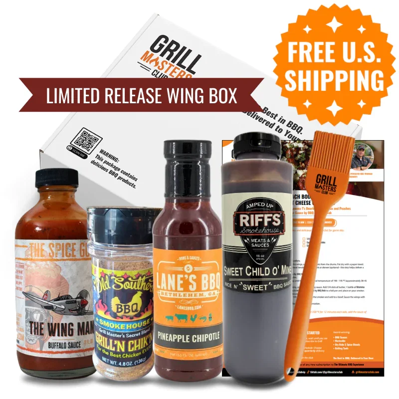 Image of Be My Wingman BBQ Box - Chicken Wing Sauce, Rub & Recipe Bundle
