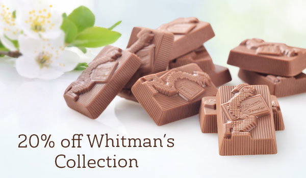 whitman's chocolates are 20% off