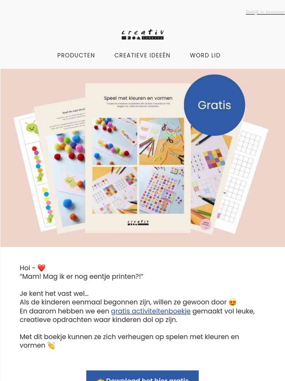 Mam! Mag ik er nog eentje printen?! 😍