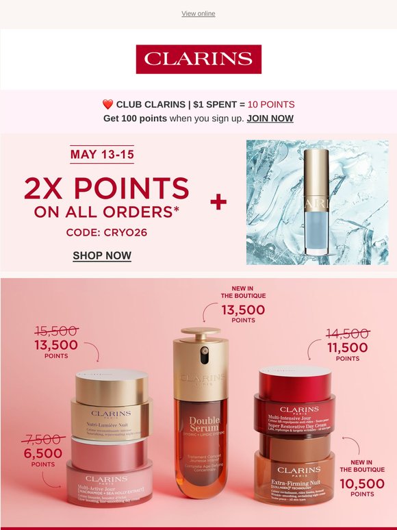 ⏰ 3-Day Event: 2X Points+ FREE Mini Lip Oil