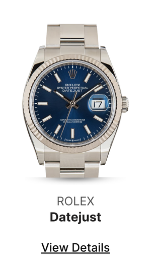 Used Blue Dial Rolex Datejust 36 Ref 126234