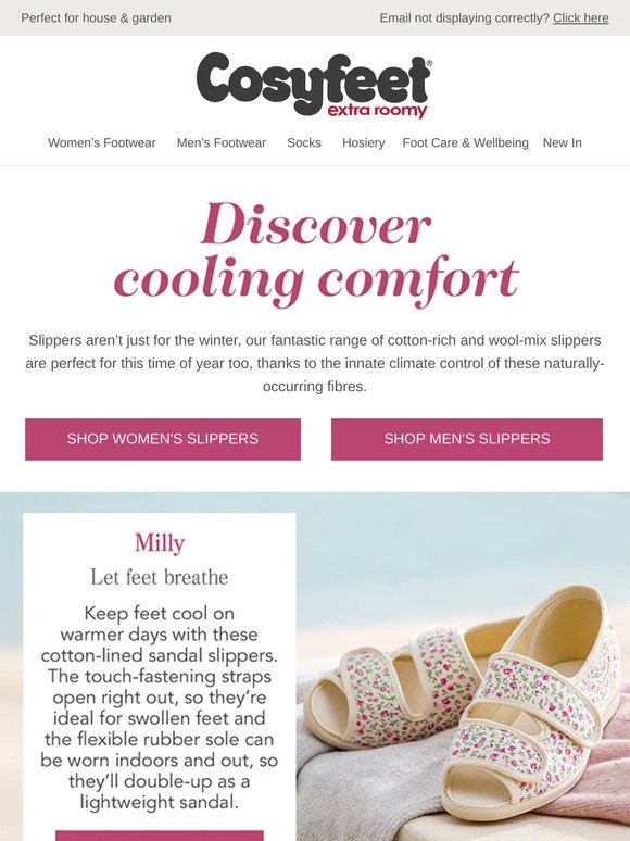 Keep feet comfy all season