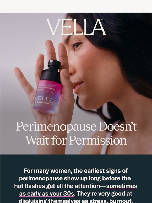 PSA: Perimenopause Starts Earlier Than Most Realize 🔈
