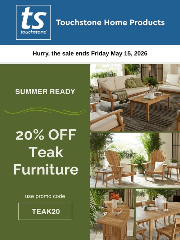Ends Soon! Don't Miss the Outdoor Furniture Sale ☀️