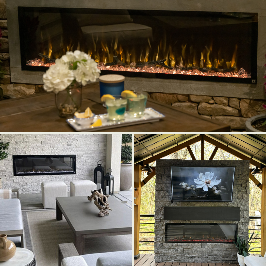 Sideline Elite 60 Outdoor Smart Electric Fireplace
