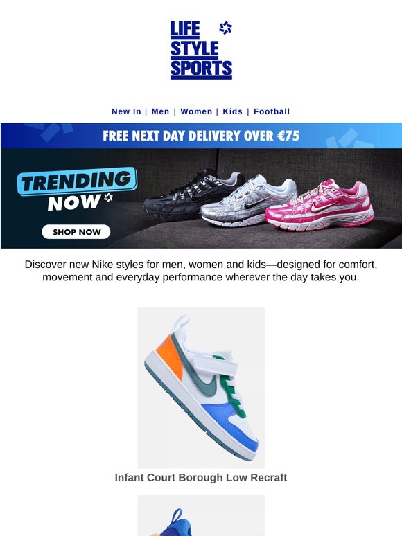 Nike Styles for the Whole Family