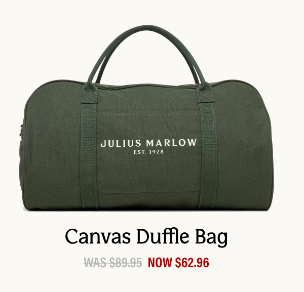 canvas duffle bag