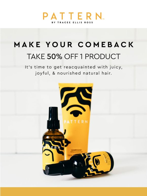 50% OFF Just for You, Curlfriend! 💖