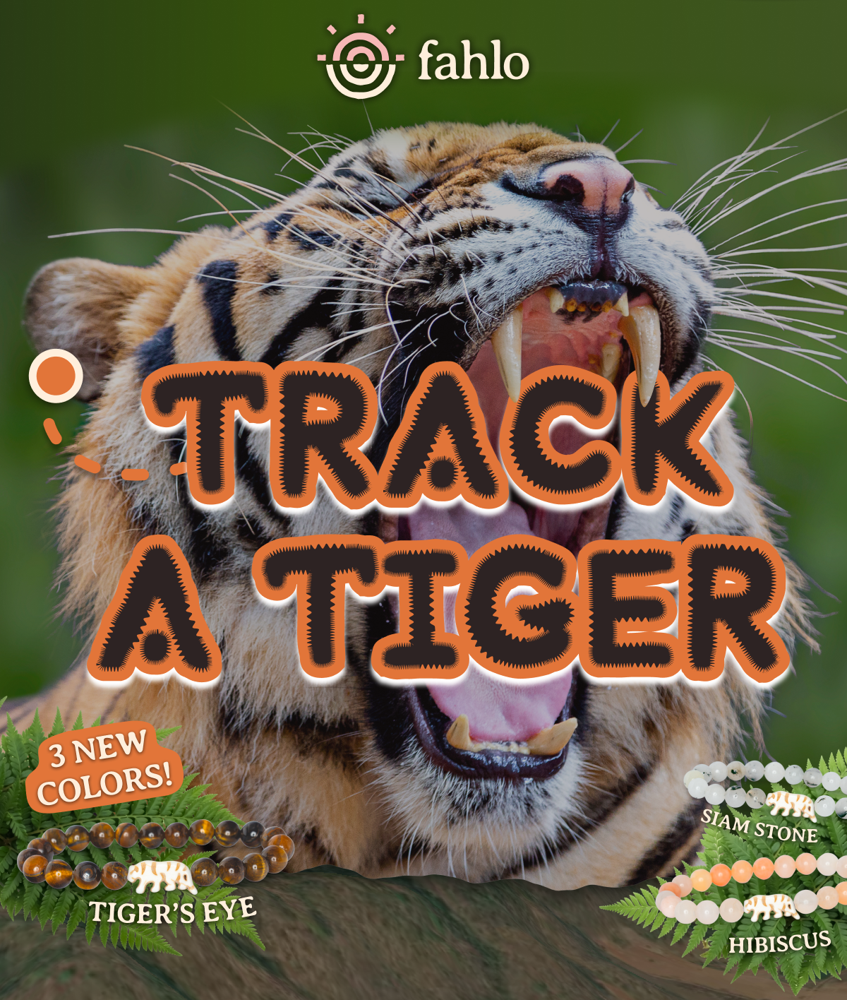 Track a real life tiger! 3 new colors are available!
