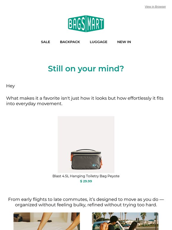 We've kept the items you loved.