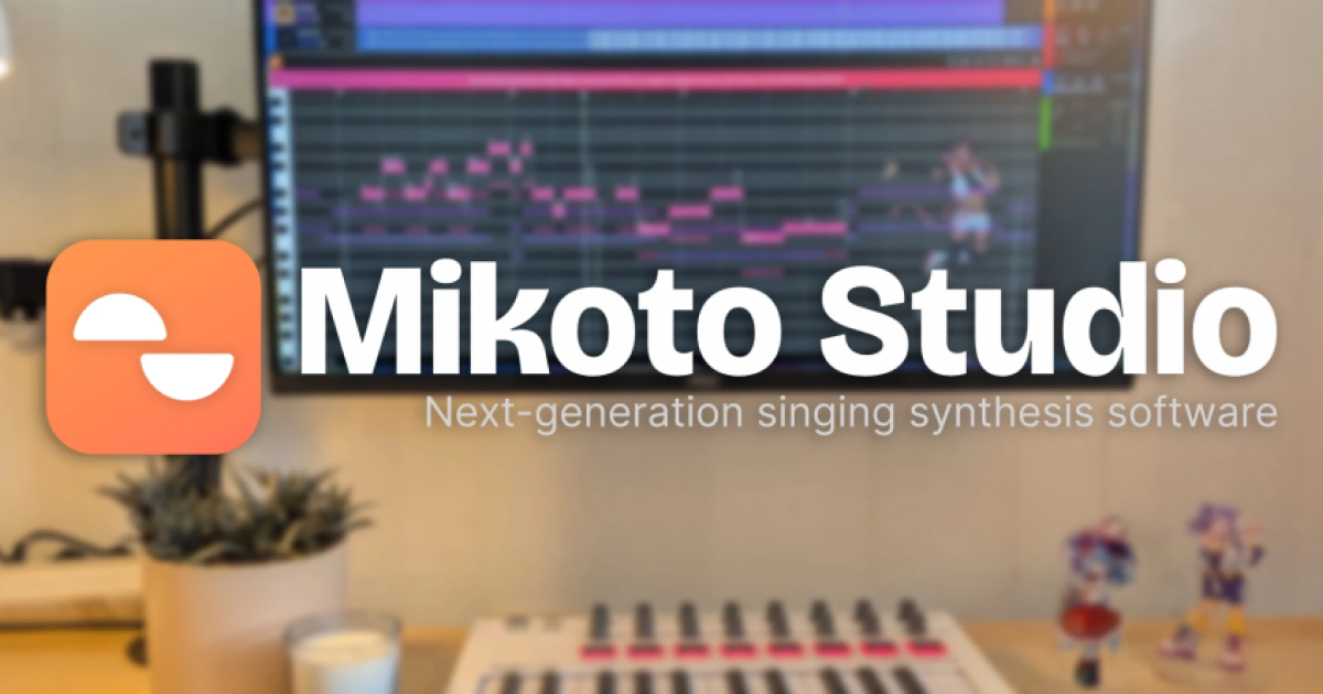 Mikoto Studio: A new DAW and Singing Synthesizer