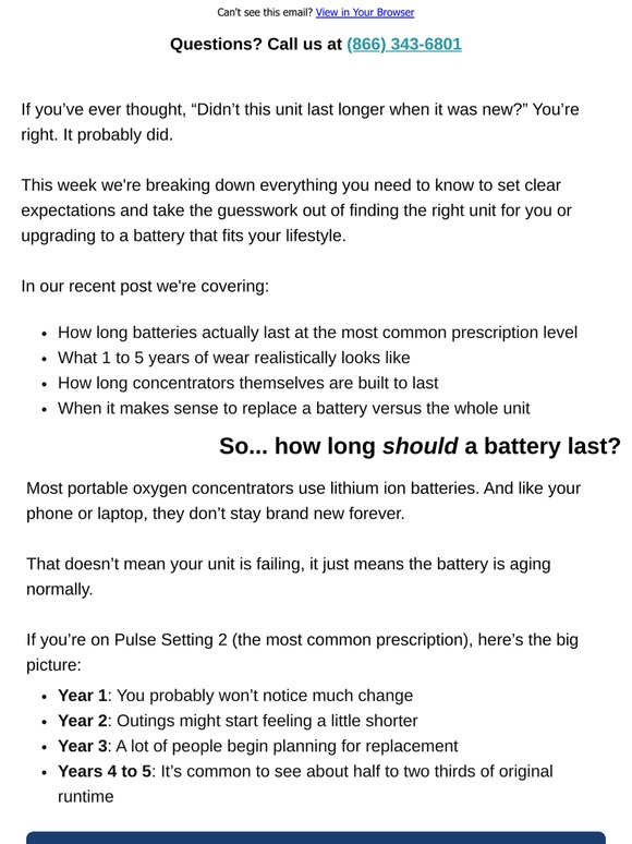 How do batteries change through the years?